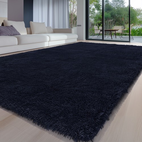 Oversized plush shag rug - plush,
